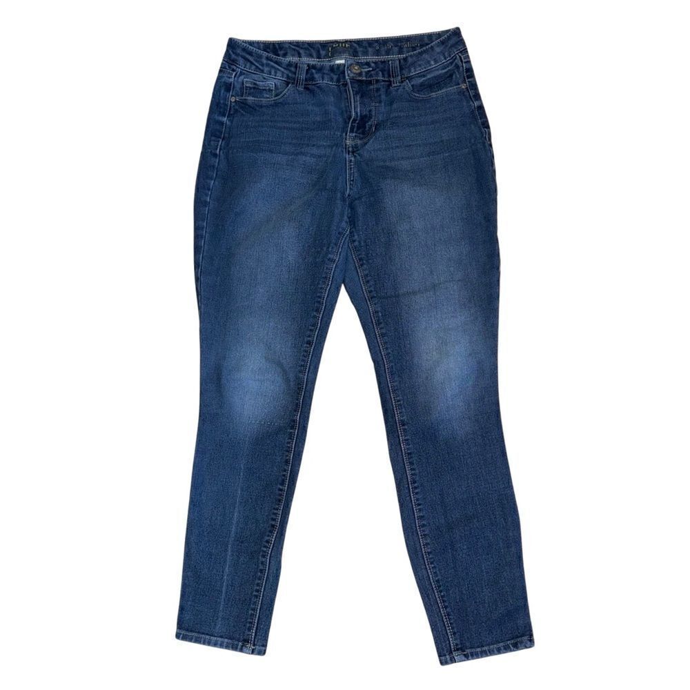 True Craft Women's Skinny Jeans in Medium/Dark Wash Size 6